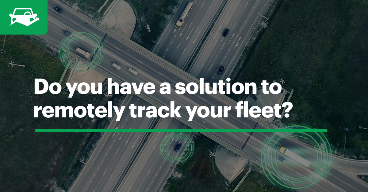 Vehicle tracking app visual