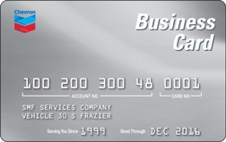 Chevron business card canada card