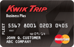 Kwik trip business plus card
