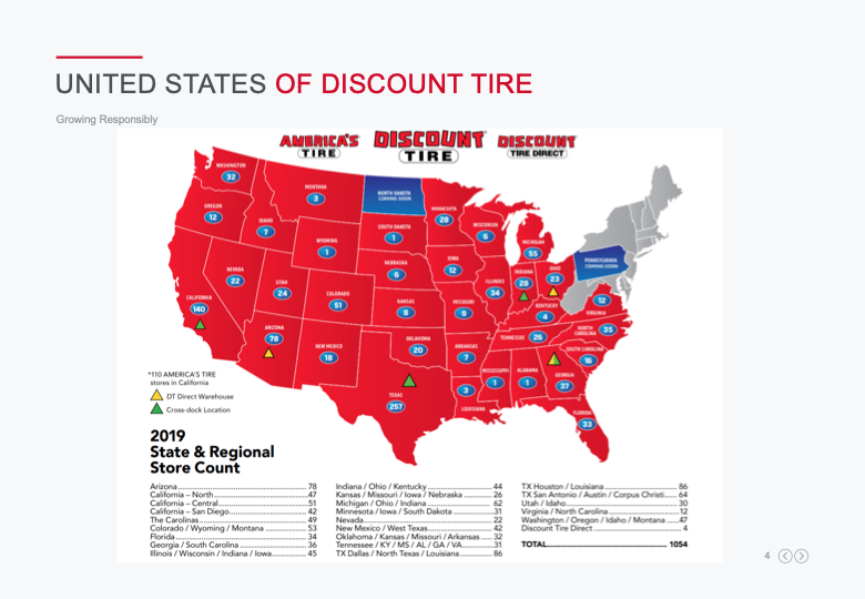 Discount tire map
